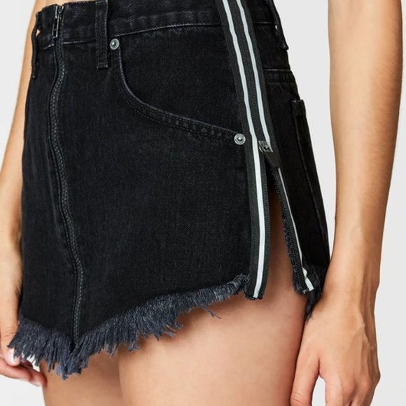 Carmar Beatrice Zipper Front Denim Skirt, 29 - Picture 3 of 8